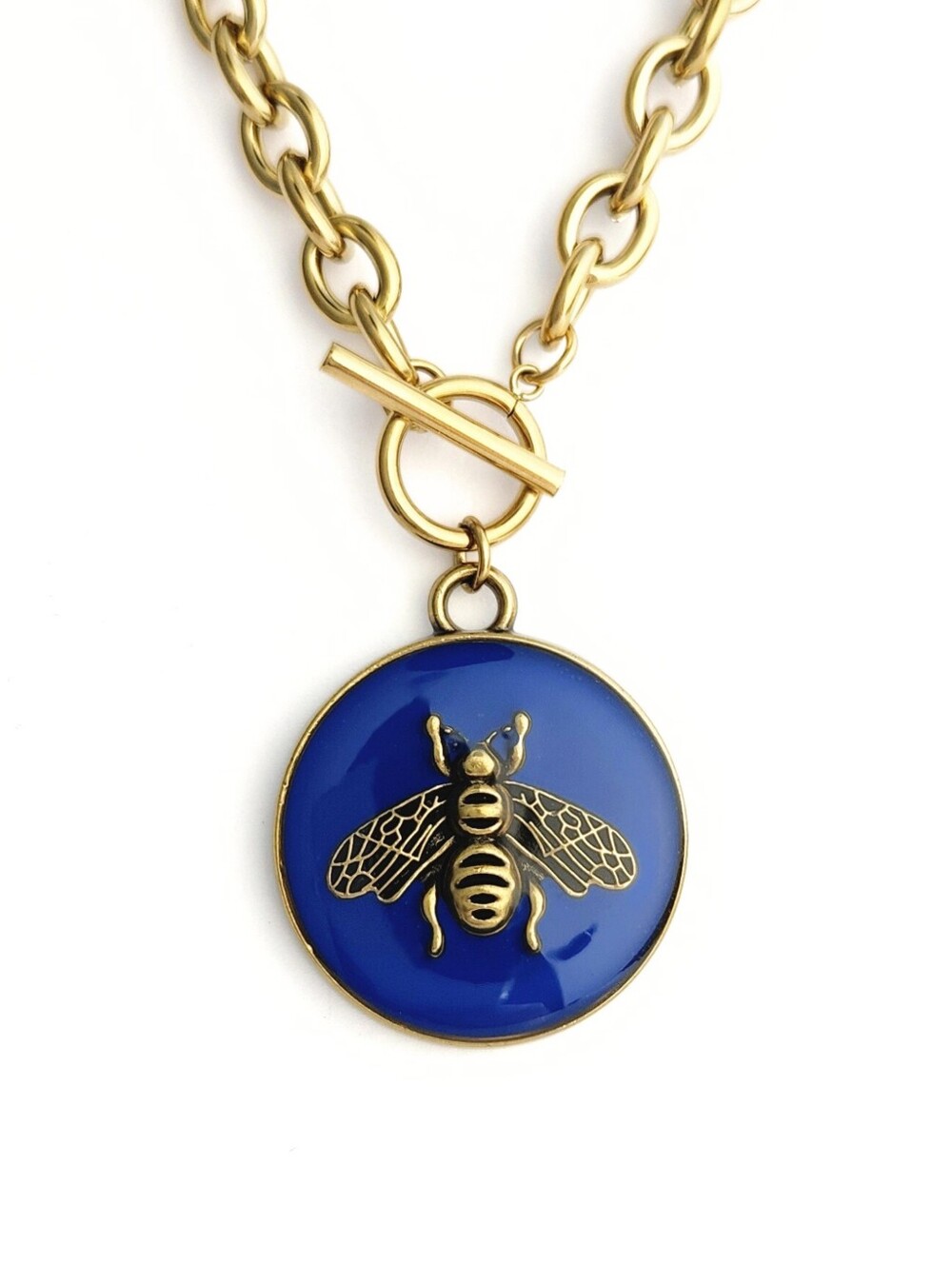 Gucci - Repurposed Bee Charm Necklace - Picture 1 of 2